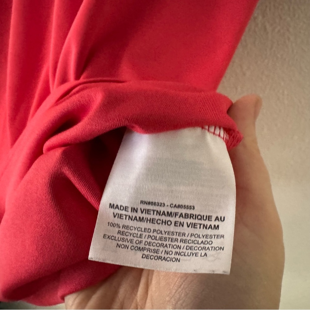 Nike Dry Momentum Polo XXL Pink Bold Performance Golf Shirt Athletic PGA Sporty - Picture 7 of 11